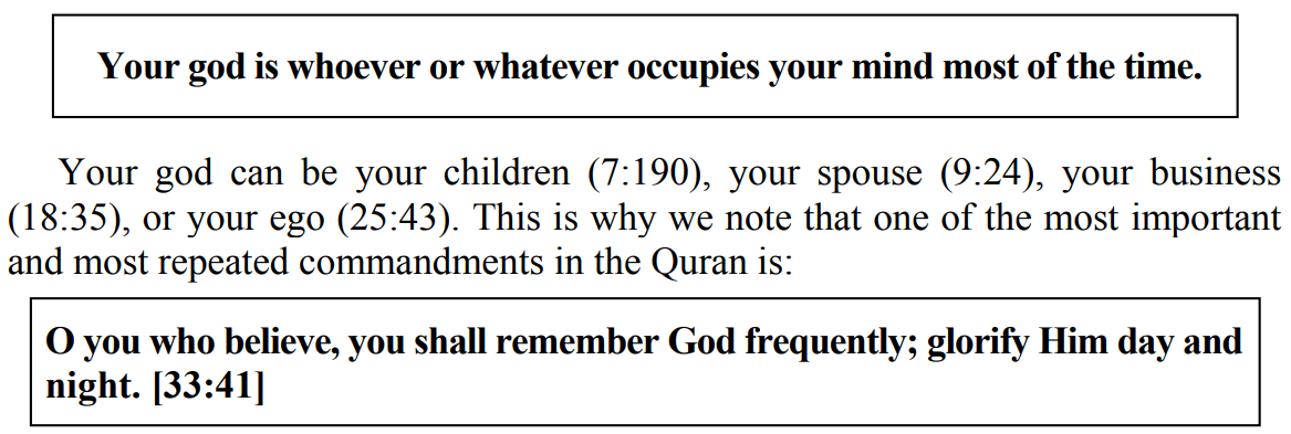 The Submitters Proclaiming The Only Religion Acceptable To God