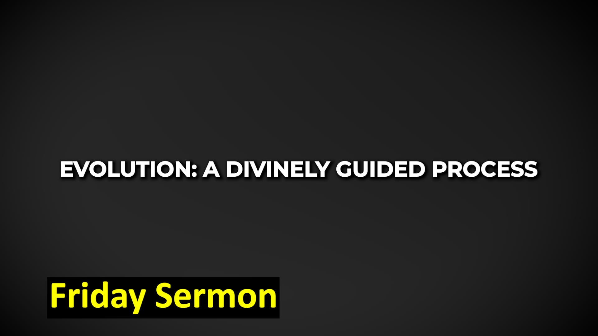 Evolution: A Divinely Guided Process
