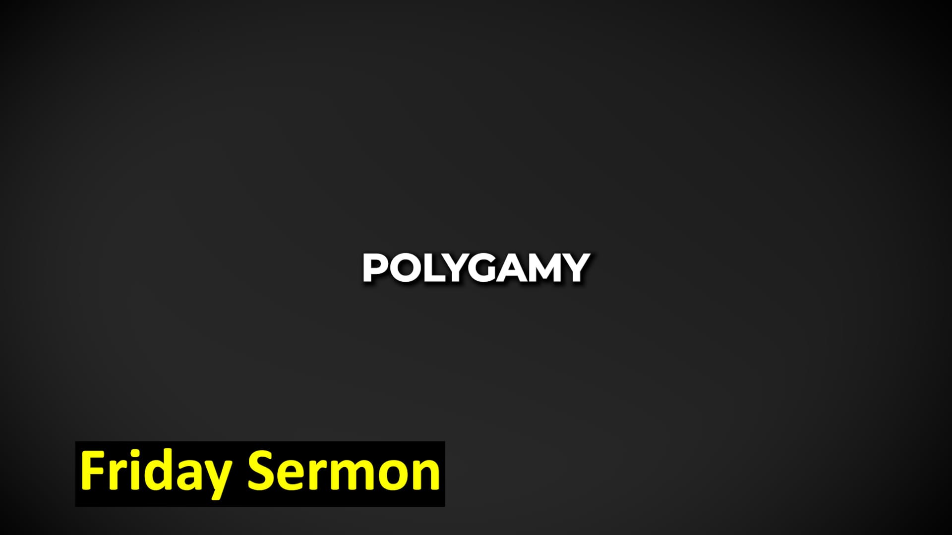 Polygamy